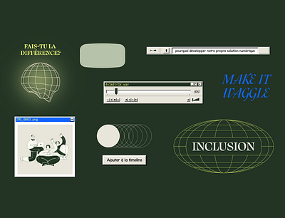 Make it Waggle™ design quebec sigmund ui wallpaper