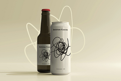 Delirium Cancun beer branding design quebec