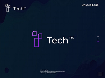 Tech Logo Concept, Unused logo,Branding,letter T 3d a b c d e f g h i j k l m n app icon brand icon branding business logo company logo design graphic design illustration lettermark logo monogram mordenlogo new branding o p q r s t w x y z popular t letter unused logo vector