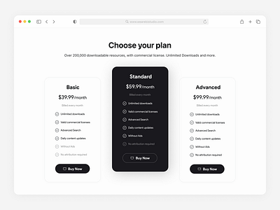 ~ Pricing Page. 3d animation app branding design designing dribbble graphic design icon illustration logo minimal motion graphics popular trending typography ui ux vector web