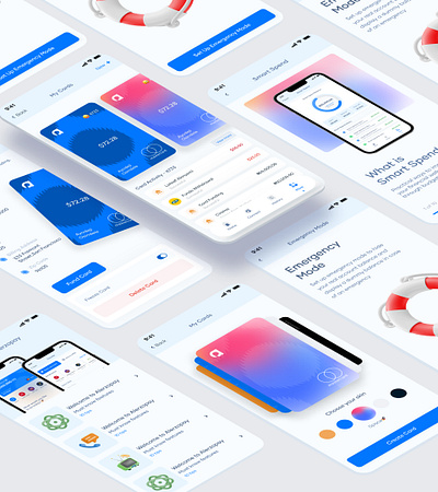 Alerzopay digital bank mobile app payment app ui ux