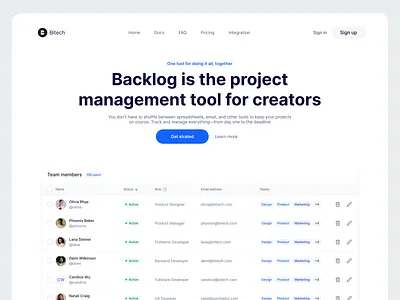 ~ Bitech - Website. 3d animation app branding design designing dribbble graphic design icon illustration logo minimal motion graphics popular trending typography ui ux vector web