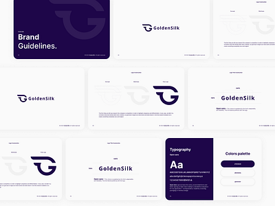 ~ Golden Silk - Branding Guidelines. 3d animation app branding design designing dribbble graphic design icon illustration logo minimal motion graphics popular trending typography ui ux vector web