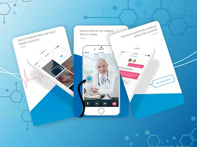 Doctor Pocket app application branding design development graphic design illustration ios ipad logo ui ux vector