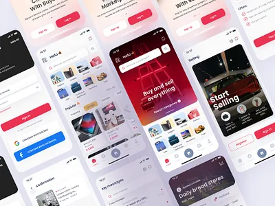 Eko Hub - Ecommerce Application (Mobile & Web) ecommerce mobile app ui ux web app