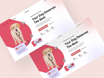 Pet Care Website agency animal animal care care cat dog landing mamun pet pet care pet store pet web petshop ui design veteniary veterinarian visual website