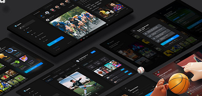 Spoxio - Sport Web and Mobile App mobile app sport app sports ui ux web app
