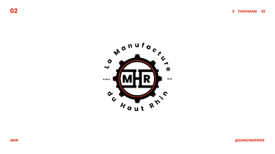 MHR badge black bold brand identity branding creative design fun golden ratio graphic design logo logo design logotype simple typeface typography unique