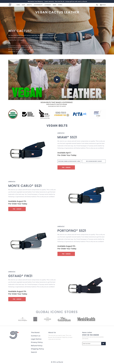 La Boucle Shopify Store custom design ecommerce graphic design shopify store ui ux web design web development