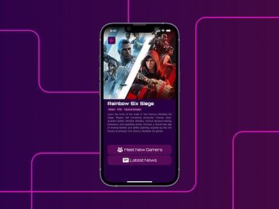 Gamer Networking App app app design art card color dailyui design digital figma game inspiration interface iphone product product design ui uiux ux ux design visual design