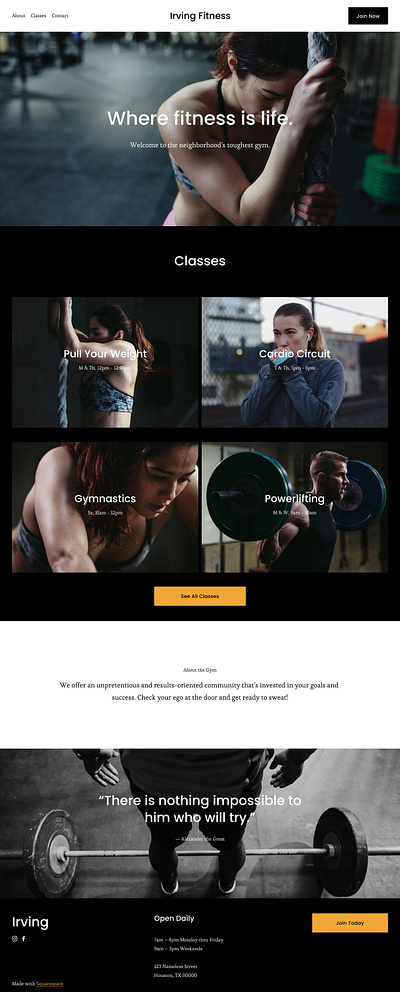 Irving - Website Template - Squarespace clean colorful company corporate modern multipurpose multipurpose template photography pitch deck portfolio presentation squarespace squarespace design squarespace template studio template unique web design web development website