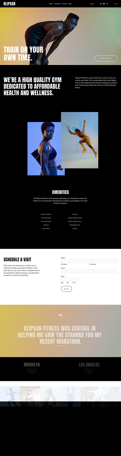 Klipsan - Website Template - Squarespace clean colorful company corporate modern multipurpose multipurpose template photography pitch deck portfolio presentation squarespace squarespace design squarespace template studio template unique web design web development website