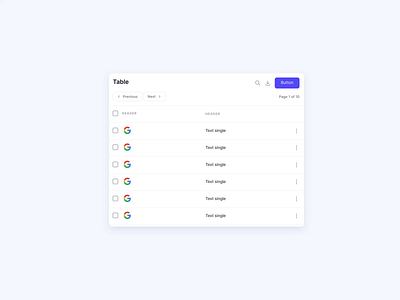 Design System & UI Elements clean design system interface simple table table cell tables ui ux