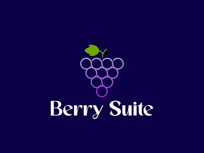 Blueberry_abstract_logo abstractlogo blueberry logo brandiderntity branding brandmark companylogo design graphic design illustrator lineart logo minimalist logo