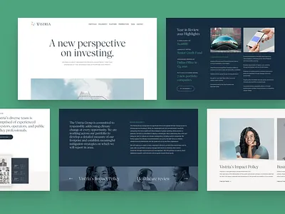 Vistria - Annual Report annual annual report branding design homepage landing page report ui user experience user interface ux web web annual report website