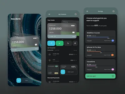 Financial app app design finance fintech app mobile money managment payment ui wallet