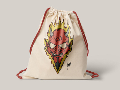 Backpack Design. A Feeling Of Warmth branding caracter design drawing graphic design graphics illustration logo monster