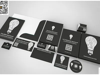 Branding Stationary Mockup Set #2 3d animation app branding design graphic design illustration logo motion graphics typography ui ux vector