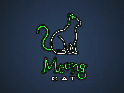 Logo Cat (Pet) animal branding cat design graphic design line art logo pet