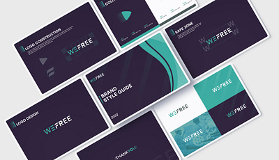 WeFree Style Guideline branding graphic design logo ui