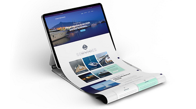 Fitout Marine Website Ui Design landing page ui website design wordpress website