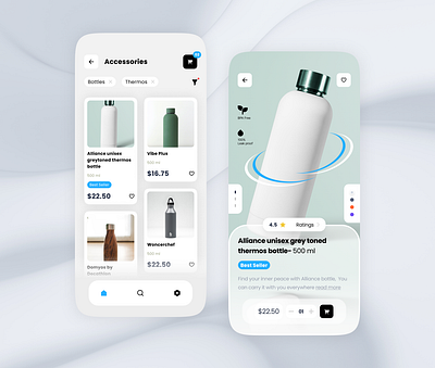 UI Design for Online Store design figma ui