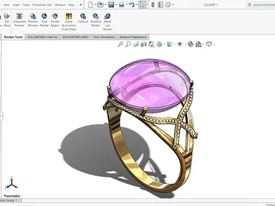 Ring design for 3D printing 3d 3d design 3d maker 3d model 3d object 3d printing design jeweler jeweler design model product design rendering solidwork