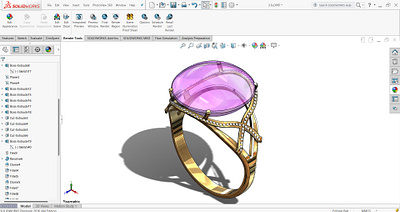 Ring design for 3D printing 3d 3d design 3d maker 3d model 3d object 3d printing design jeweler jeweler design model product design rendering solidwork