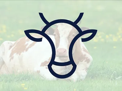 Company Logo branding cow logo design graphic design illustration logo logo design minimalist cow minimalist cow logo minimalist design minimalist logo minimalist logo design vector vector art vector cow vector cow logo vector design vector logo vector logo design