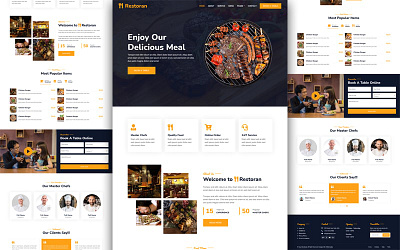 Restoran Website UX Ui Design design ux ux ui web ux ui