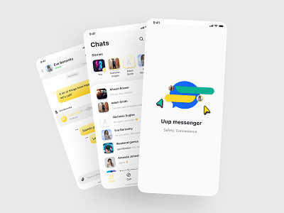 UUP messenger ios messenger mobile app ui