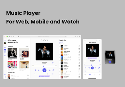 Music Player / DailyUi - 009 app design ui ux