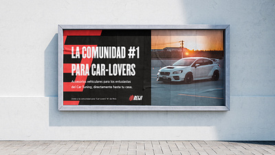 Advertisement for car tuning service in Peru ads anime branding car tuning cars design illustration logo logo design typography