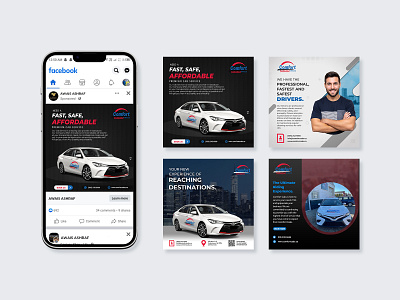 Ca service Social Media Posts Designs 3d animation app astronaut branding business card design design facebook graphic design icon illustration logo logo design presentation social media stationary design transportation posts typography ui vector