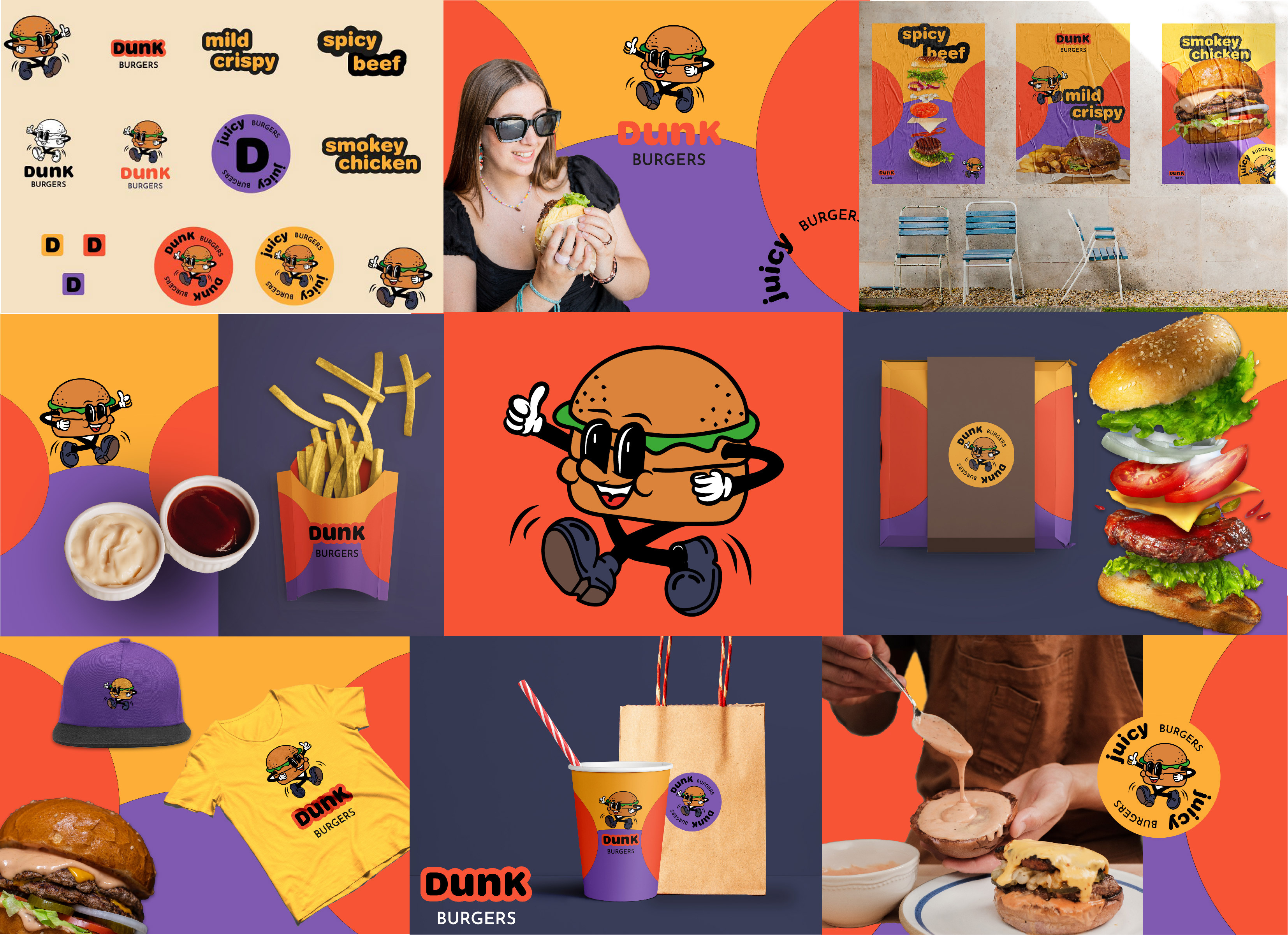 Example of Logo design and Branding