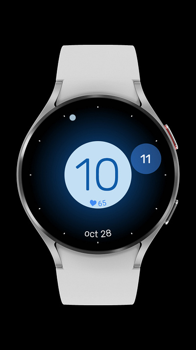 Bubble Colors Watch Face graphic design ui watch face