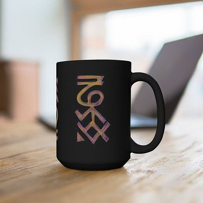 Hand Drawn Sigil on Mug design graphic design illustration logo logotype