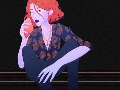 SHELL anime asian digital art illustration linesart manga