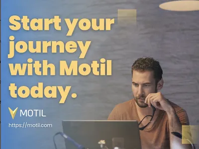 Motil Ad 3 of 3 branding design graphic design logo logotype typography