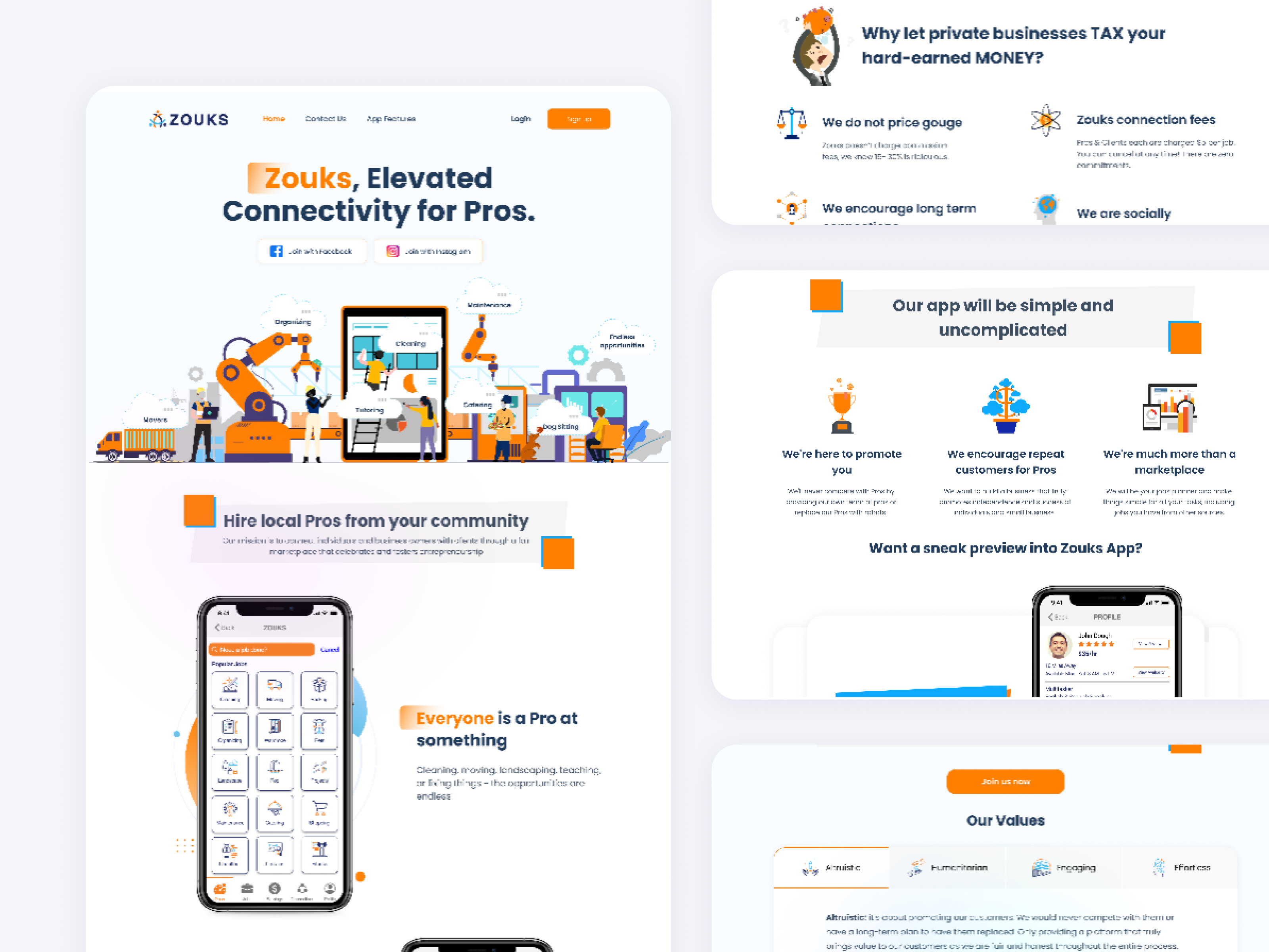 Example of Landing Page Design