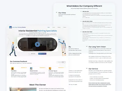 Painting Website UI/UX app app design app ui design figma homepage illustration landing page logo painting website ui ui ui ux ui ux design website ui
