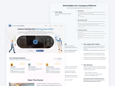 Painting Website UI/UX app app design app ui design figma homepage illustration landing page logo painting website ui ui ui ux ui ux design website ui