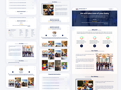 Babysitting website UI/UX app app design app ui babysitting website ui ux design illustration logo ui ui ux ui ux design website ui
