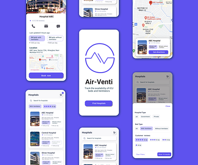 Air-Venti App Redesign air venti app redesign design figma redesign ui ux design