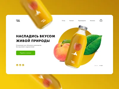 Fruit juice fruit fruit juice juice landing landing page online store ui ux web design web designer