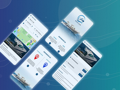 Boat Up app branding design graphic design illustration logo typography ui ux vector