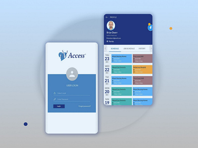 IV Access app branding design graphic design illustration logo motion graphics typography ui ux