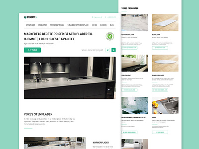 Stenskive Kitchen Website Design design figma landing page ui ux web design website