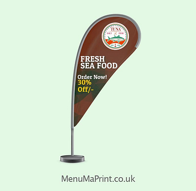 Teardrop Banners | Teardrop Flags Printing UK | MenuMa Print teardrop flags printing