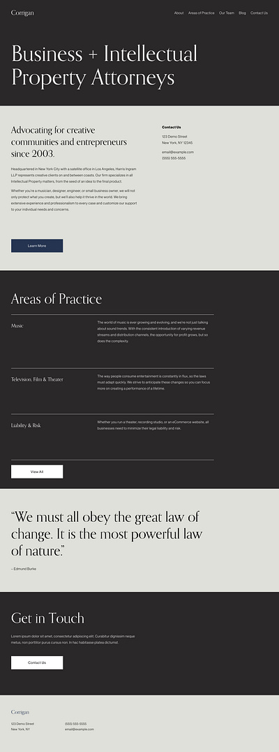 Corrrigan - Website Template - Squarespace art blog clean company concept corporate design graphic design multipurpose online store photography squarespace template theme ui uiux ux web design web development website
